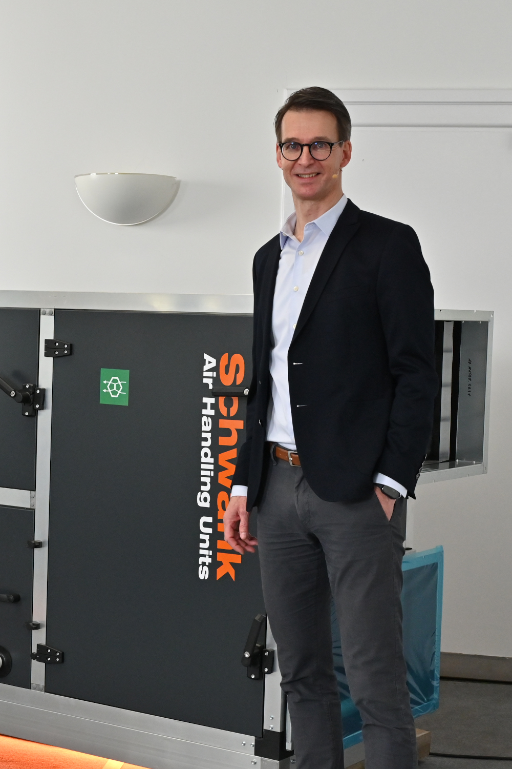 Sven Burghardt, wiceprezes ds. systemów klimatyzacyjnych Schwank